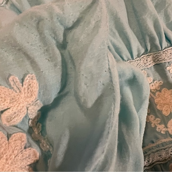 Melissa Odabash Jaz embroidered voile dress or swim cover up M coastal beachy - Picture 16 of 16